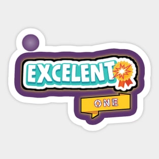 excelent Sticker